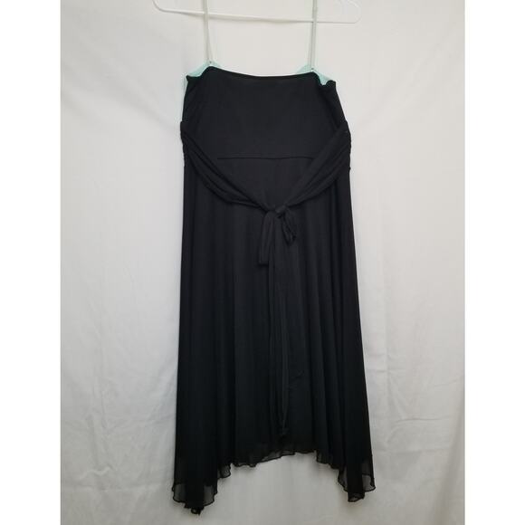 Ruby Rox Black & Teal Cocktail Formal Party Dress Spaghetti Strap Size M - Picture 6 of 9